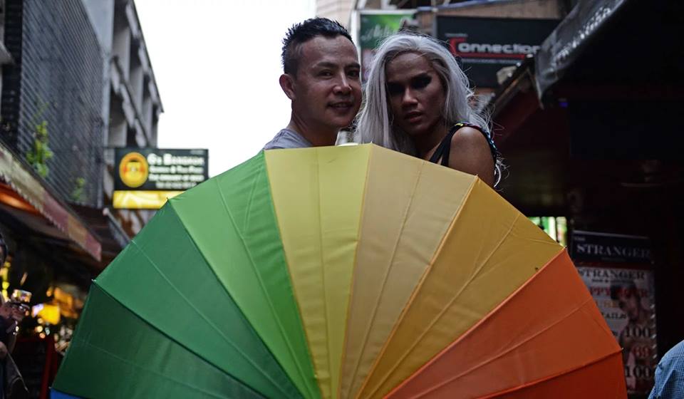   Những người thuộc cộng đồng LGBTIQ tại Bangkok. Ảnh: AFP  