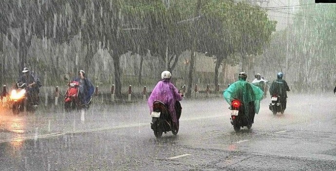   Hà Nội dự báo có mưa rào vài nơi.  