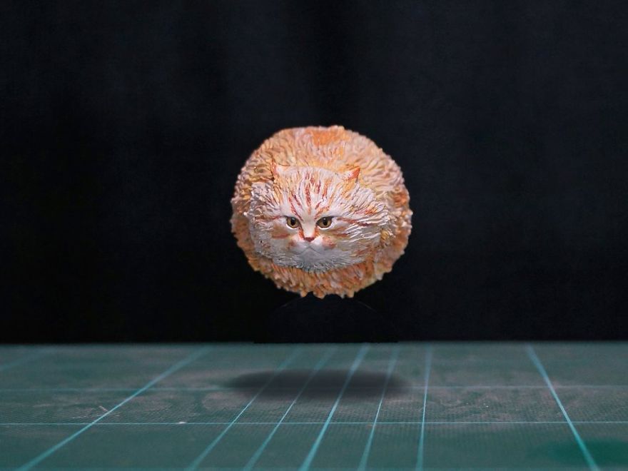 Những tác phẩm điêu khắc kỳ lạ về chó mèo khiến bạn phải dụi mắt nhìn lại 7