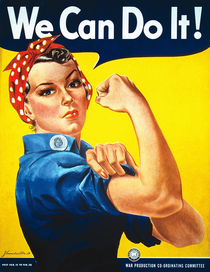   Poster thể hiện sức mạnh nữ quyền đã tồn tại suốt những năm 80 thế kỷ trước cho đến tận ngày nay   