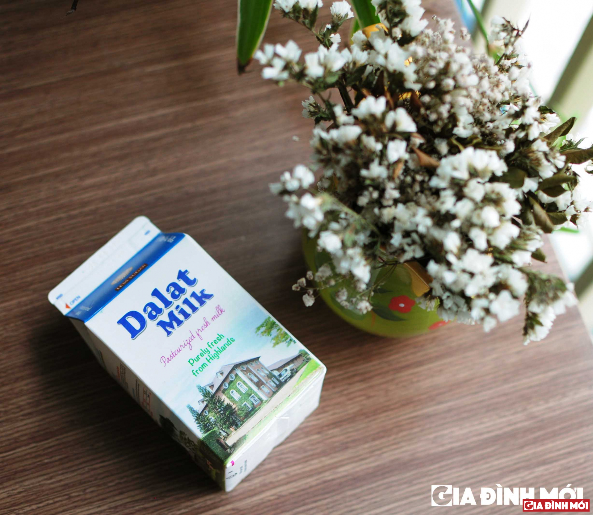 Sữa Dalat milk 450ml phù hợp để sử dụng hết trong ngày