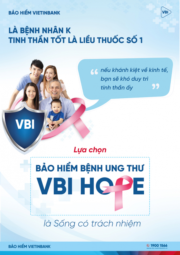 'Bảo hiểm bệnh ung thư VBI Hope' - sản phẩm đột phá của Bảo hiểm VietinBank 0
