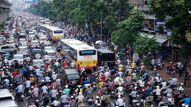   Hà Nội đề xuất cấm xe máy ở các quận nội thành.  