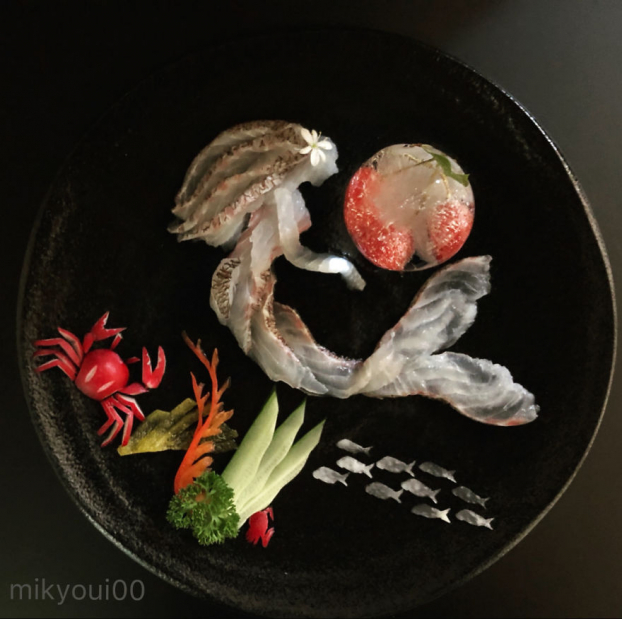 Những tác phẩm ấn tượng của nghệ nhân sashimi đẹp không nỡ ăn 16