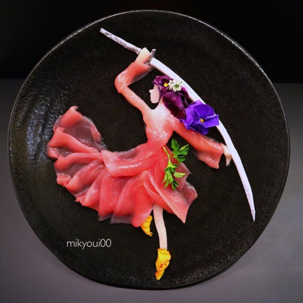 Những tác phẩm ấn tượng của nghệ nhân sashimi đẹp không nỡ ăn 17