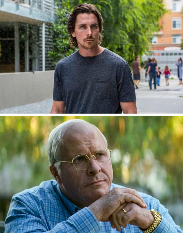   Christian Bale từng tăng hơn 20 kg để vào vai cựu phó Tổng thống Mỹ Dick Cheney trong phim Vice  