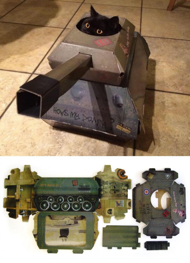 Một công ty làm xe tăng, máy bay cho mèo để giúp chúng 'xâm chiếm' Trái Đất 1