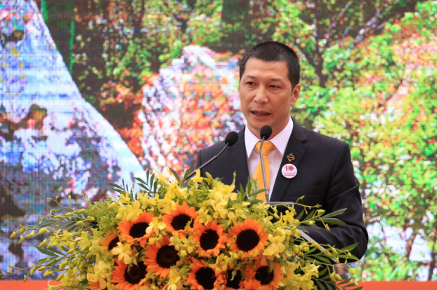   Ông Dương Thế Bằng, Chủ tịch Sun Group khu vực Miền Trung phát biểu tại sự kiện  