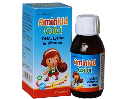   Sản phẩm Aminkid Calci vi phạm quy định quảng cáo  
