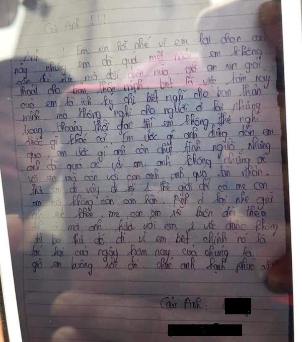 Hải Phòng: Cô gái trẻ để lại thư tuyệt mệnh rồi nhảy cầu tự tử 1