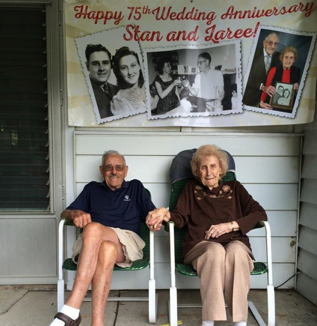   Kỷ niệm 75 năm ngày cưới của hai ông bà  