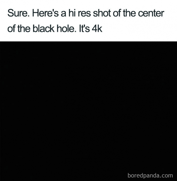   Vâng, đây là bức ảnh chụp trung tâm hố đen với độ phân giải cao, 4k đấy nhé!  