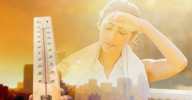   Nắng nóng là yếu tố thuận lợi làm tăng nguy cơ gây đột quỵ, sốc nhiệt ở những người mắc bệnh lý tim mạch, huyết áp. Ảnh minh họa  