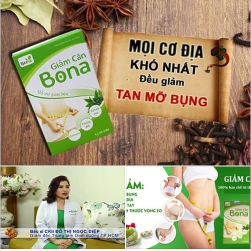   Sử dụng tên, hình ảnh bác sĩ để quảng cáo sản phẩm giảm cân Bona  