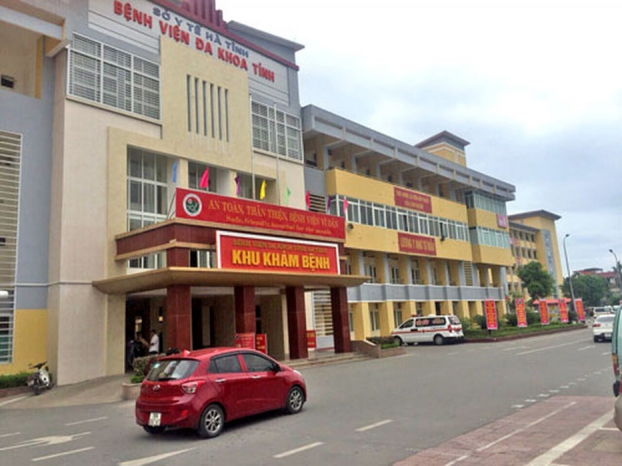   Bệnh viện đa khoa tỉnh Hà Tĩnh nơi xảy ra sự việc.  