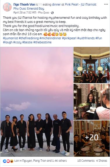 Ngô Thanh Vân mừng sinh nhật với đại tiệc sao Michelin tại JW Marriott Phu Quoc 3