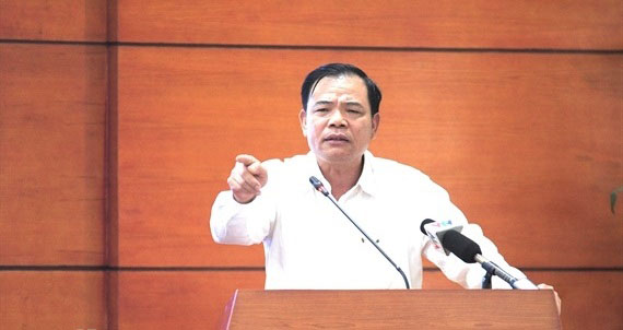   Bộ trưởng Bộ NN-PTNT Nguyễn Xuân Cường.  