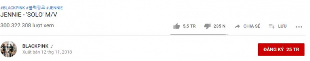 MV SOLO cán mốc 300 triệu view, Jennie BLACKPINK 'đè bẹp' thành tích của TWICE 1