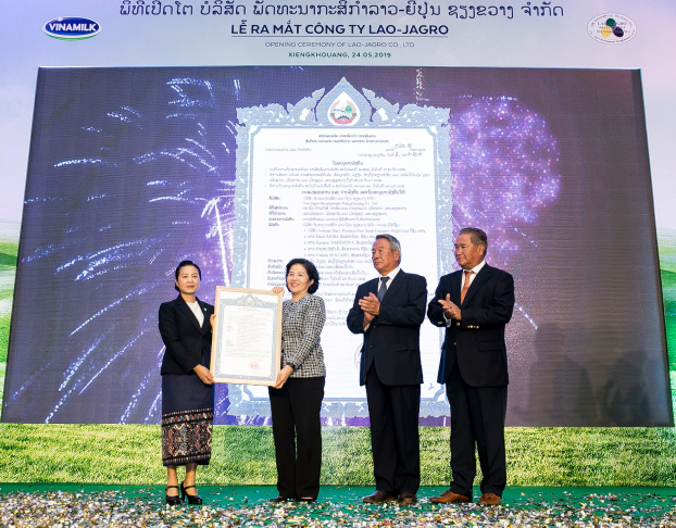   Sự kiện này đã đánh dấu cho sự hợp tác chiến lược của hai Công ty Lao-Jagro và Vinamilk, đồng thời cũng góp phần củng cố, tăng cường hợp tác thương mại và tình hữu nghị 03 nước Việt Nam, Lào và Nhật Bản.  