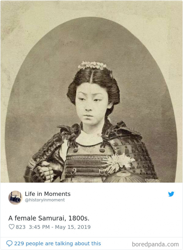  Nữ Samurai, những năm 1800  