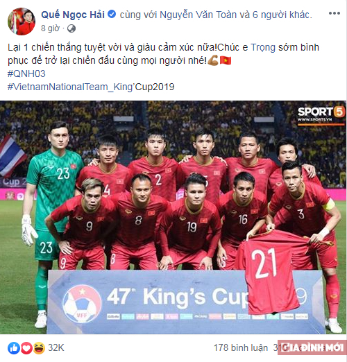 Đánh bại ĐTQG Thái Lan, các cầu thủ Việt Nam đăng gì trên mạng xã hội? 7