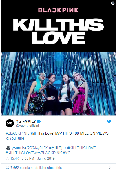 Kill This Love của BLACKPINK xác lập kỉ lục khủng mới, bỏ xa BTS 1