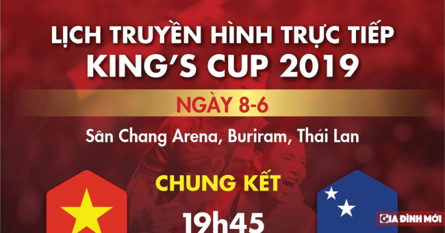   Lịch thi đấu và trực tiếp King's Cup 2019 Việt Nam vs Curacao ngày 8/6/2019  