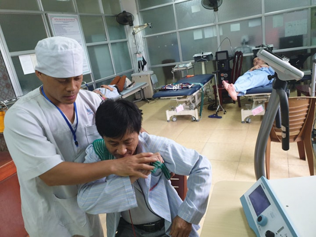   Bệnh viện đa khoa TP Vinh mỗi ngày thu hút hơn 2.000 lượt bệnh nhân.  