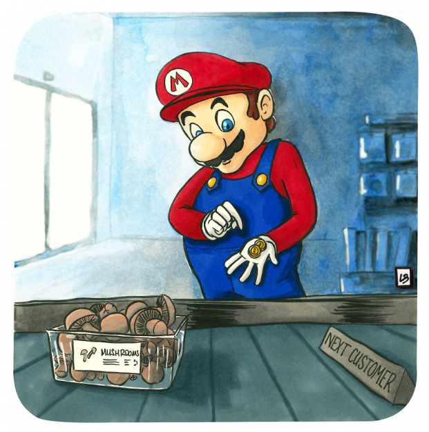   Mario và nấm  