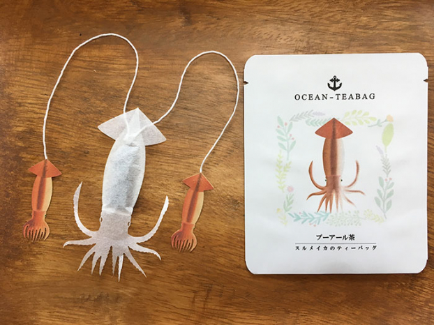 Công ty Nhật thiết kế túi trà hình sinh vật biển đầy sống động khi thả trong nước 3