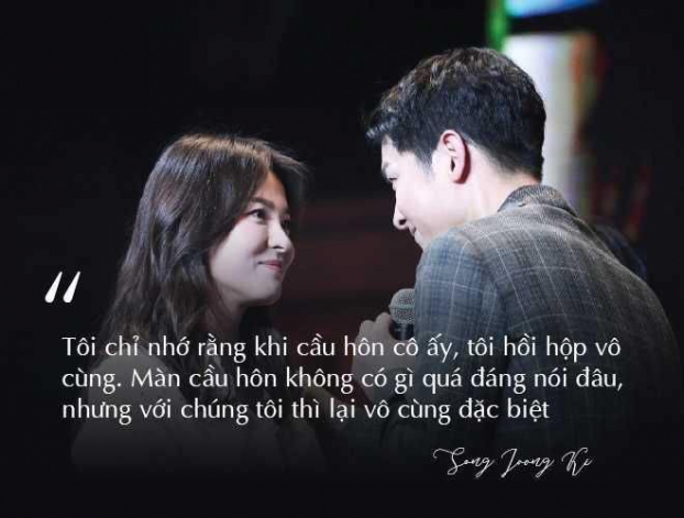 Điểm lại những câu nói làm bao trái tim thổn thức của cặp đôi Song Joong Ki - Song Hye Kyo 2