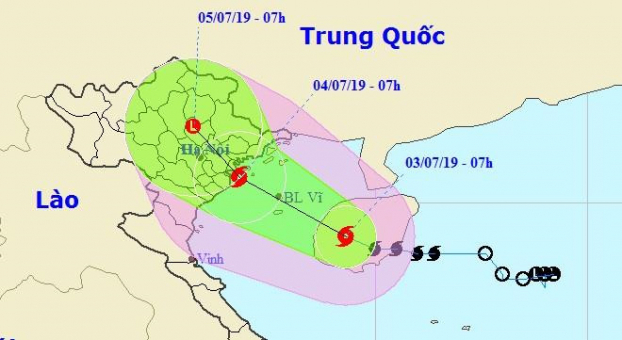 Bão số 2: Giật cấp 8, đi vào vùng biển từ từ Hải Phòng đến Nam Định 0