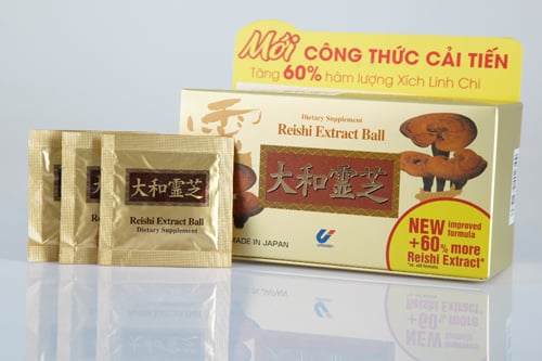   Sản phẩm Reishi Extract Ball quảng cáo gây hiểu nhầm như thuốc chữa bệnh  