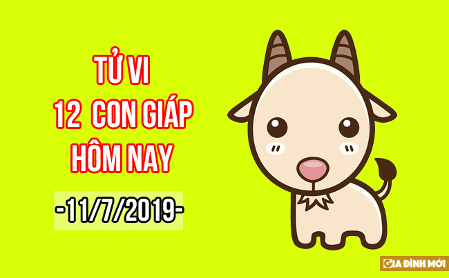   Tử vi hàng ngày 12 con giáp hôm nay thứ 5 ngày 11/7/2019  