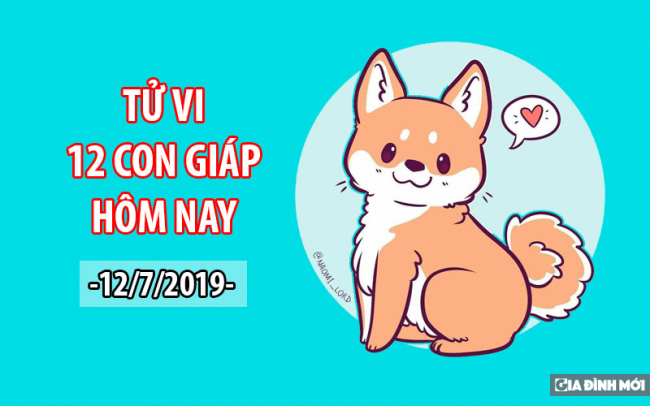   Tử vi hàng ngày 12 con giáp hôm nay thứ 6 ngày 12/7/2019  