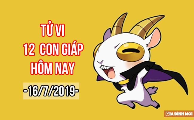   Tử vi hàng ngày 12 con giáp hôm nay thứ 3 ngày 16/7/2019  