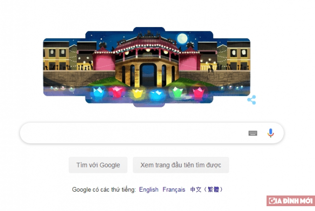   Google Doodle tôn vinh vẻ đẹp phố cổ Hội An  