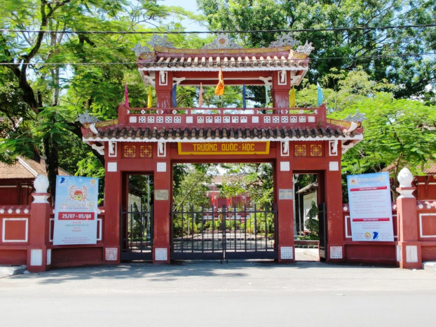   Trường Quốc học Huế, nơi Thiên Phú theo học.  