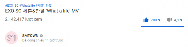EXO-SC lọt top trending thế giới với MV  debut 'What a life' 3