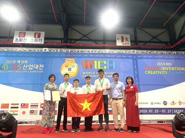 Học sinh Giảng Võ, Cầu Giấy, Chu Văn An giành 2 HCV WICO 2019 2