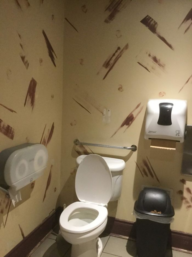   Thiết kế thảm họa trong nhà vệ sinh  