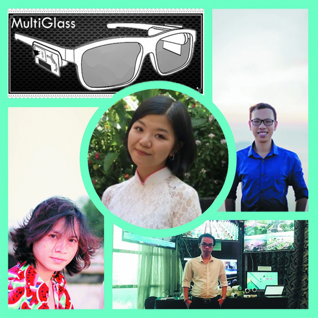   Team MultiGlass cùng sản phẩm của mình  