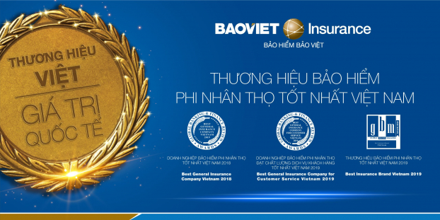   Bảo hiểm Bảo Việt vinh dự nhận giải thưởng “Thương hiệu bảo hiểm tốt nhất Việt Nam 2019”  