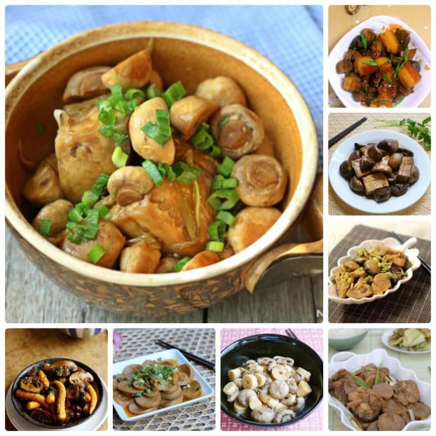   Những món ăn bổ dưỡng từ nấm, thịt nạc, hạt sen... rất tốt cho người bị đau dạ dày. Ảnh minh họa  