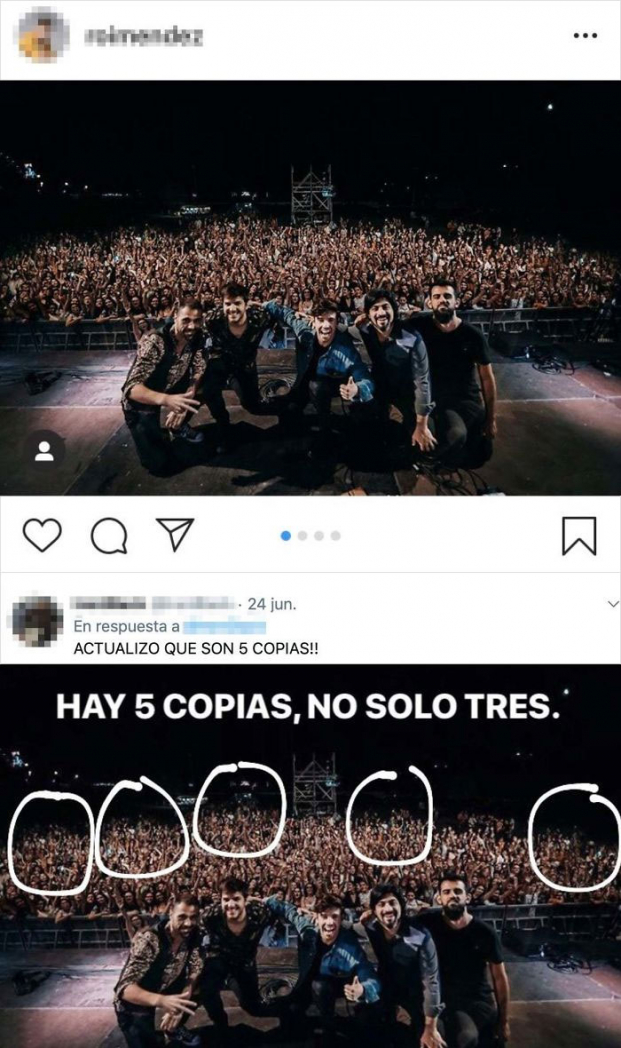   Ca sĩ Tây Ban Nha bị soi ghép hình fan cho concert có vẻ đông vui hơn  