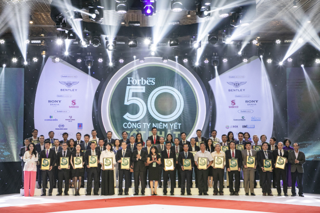  50 công ty được Forbes đánh giá là công ty niêm yết tốt nhất tại Việt Nam.  
