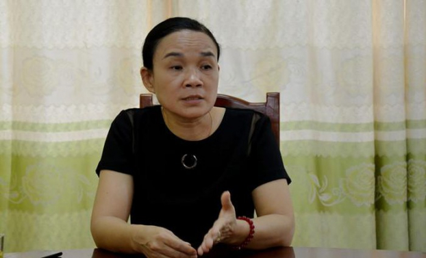   Bà Đỗ Thị Chăm, hiệu trưởng trường mầm non Tam Đồng.  