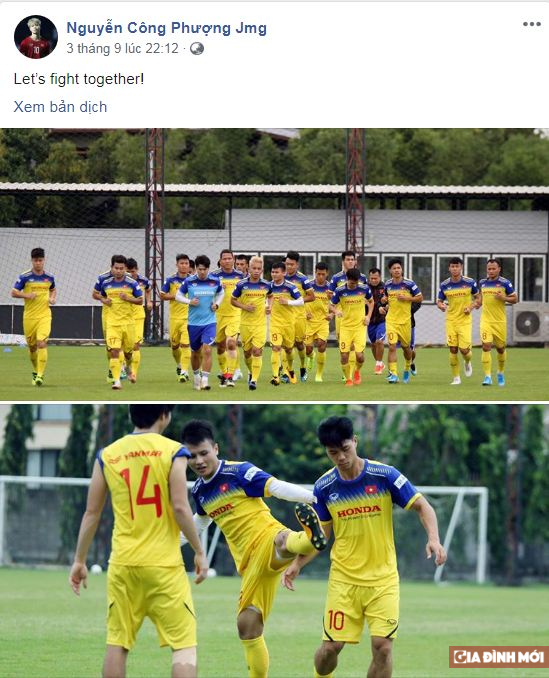 Các cầu thủ Việt Nam đăng gì trên mạng xã hội trước đại chiến Việt Nam vs Thái Lan? 4