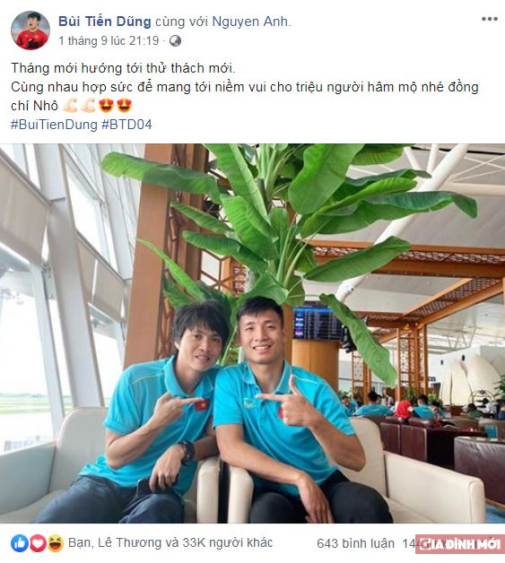 Các cầu thủ Việt Nam đăng gì trên mạng xã hội trước đại chiến Việt Nam vs Thái Lan? 9