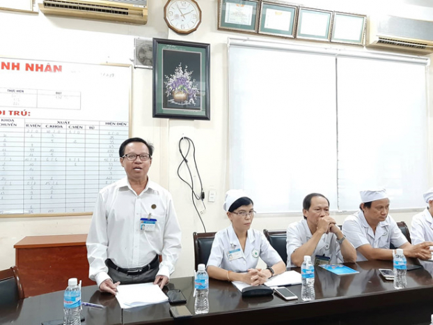   BS Nguyễn Trọng Nơi, Phó giám đốc BV Nhi đồng Đồng Nai thừa nhận bệnh viện có thiếu sót.  